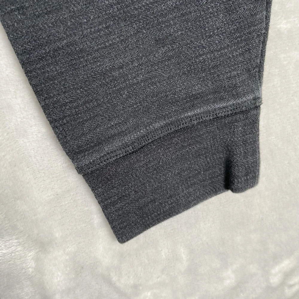 Linksoul Sweater Mens XL 1/4 Zip Mock Neck Pullover Long Sleeve Gray Golf Casual